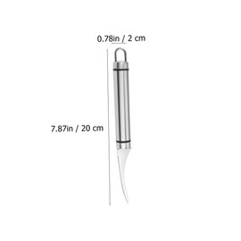 Ciieeo 4Pcs Stainless Steel Shrimp Line Cleaning Tools Ergonomic Shrimp Line Remover Slip Grip for Easy Use Kitchen Essential for Shelling and Cleaning