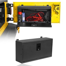 Hooke Road Wrangler TJ Tailgate Storage Lock Box Table Organizer for Jeep Wrangler TJ 1997 1998 1999 2000 2001 2002 2003 2004 2005 2006
