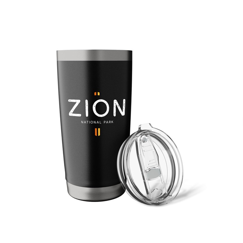 Zion National Park Retro Graphic Stainless Steel Insulated Tumbler