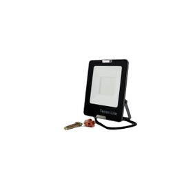 Tecnolite - Lámpara Reflector Zibal IV, Reflector Led Exterior para Jardín o Patio, Luz de Día 50 W y 4500 Lumens, Estructura Resistente a la Interperie, 18.2x13.7