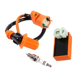 Haofy Ignition Coil Spark Plug CDI for GY6 50CC 125CC 150CC ATV Scooter
