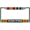 Vietnam Veteran Chrome License Plate Frame