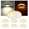 CLOUDY BAY [6 Pack] 3 Inch 5CCT LED Recessed Down