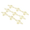 100pcs Paper Clips Prevent Slip Cute Animal Shaped Decorative Metal