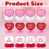 Faccito 12 Pcs Valentine's Day Honeycomb Centerpieces Valentines Decorations 3D