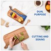 Couple Resin Acacia Wood Charcuterie Cutting Board - 2 Piece