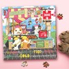 Re-marks Street Food Illustrated Puzzle, 300-Piece Jigsaw Puzzle for All