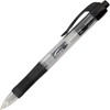 Integra Gel Pen, Retractable, Comfort Grip, 0.7mm Point, Black (Pack