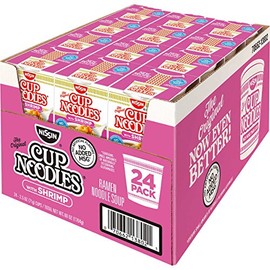 Nissin the Original Cup Noodles with Shrimp Twenty-four 2.5 Ounce Ramen Cups