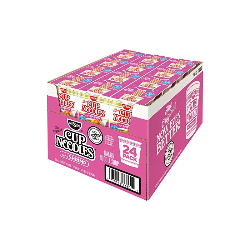 Nissin the Original Cup Noodles with Shrimp Twenty-four 2.5 Ounce