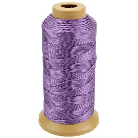McFanBe Purple Nylon Twine 1Mm 656 Feet Durable Low Stretch Twisted Cord For Crafts