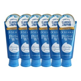 Senka Perfect Whip Facial Wash Cleansing Foam 120ml (New) 6 pcs / JJ Mall / 센카 퍼펙트 휩 페이셜 워시 클렌징폼 120ml(신형) 6개 /JJ몰