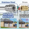 120" Pressure Washer Extension Wand,2 Pack 60 Inch Stainless Steel