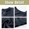 Btmpmcs Men's Sleeveless Knitted Vest V-Neck Wool Vest Autumn Winter