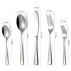 Silverware Set 20-Piece Stainless Steel Flatware Set Service for 4