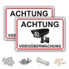 2 x Video Surveillance Signs, 30 x 20 cm, PVC,