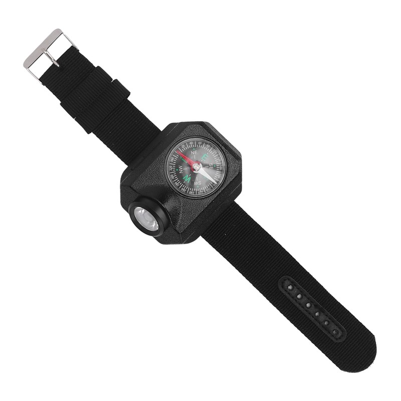 Wrist Flashlight Waterproof Rechargeable 5 Modes Watch Flashlight with Compass