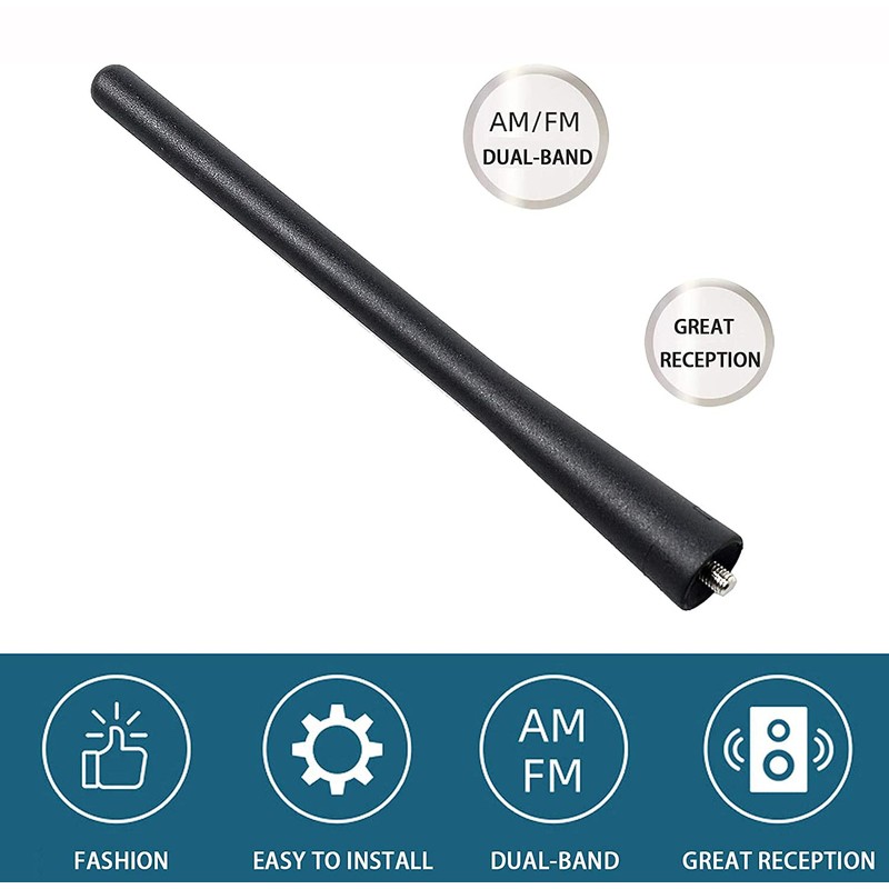 ANCLLO Stubby Antenna Replacement Fit for RAM Trucks 2009-2017 Accessories