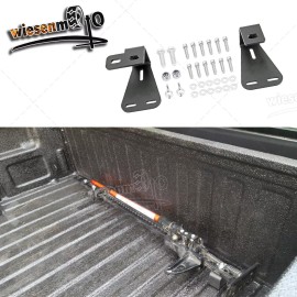 WSAYS High Lift Jack Bed Hood Holder Mount Bracket Kits For Chevy Silverado Heavy Duty