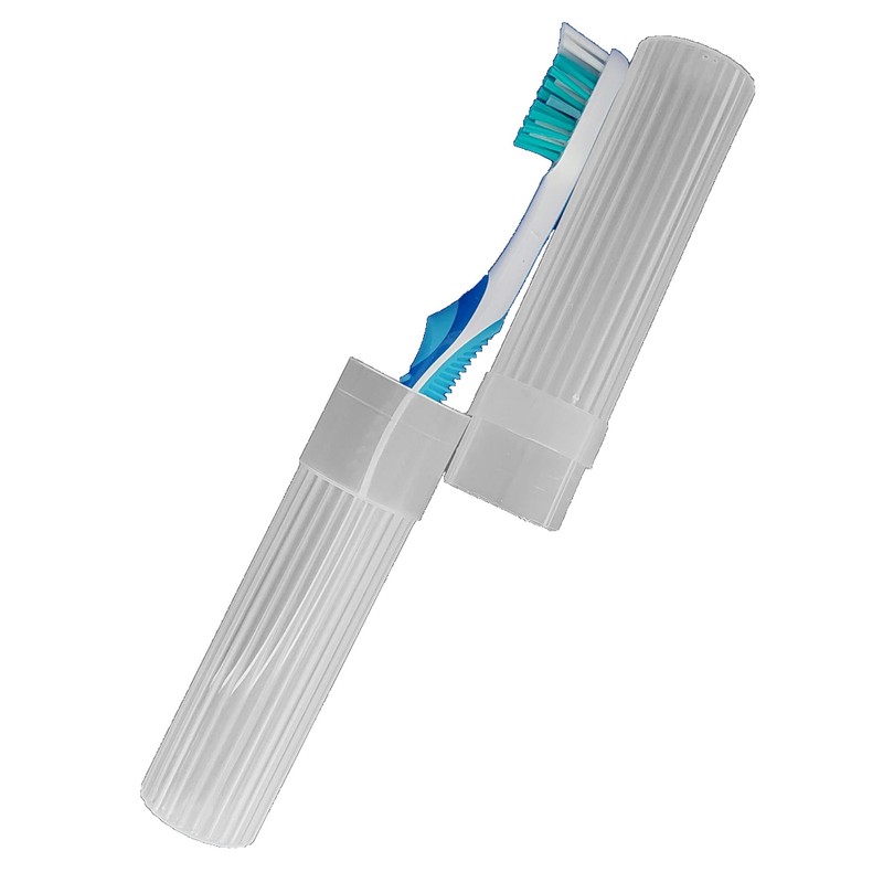 American Comb Toothbrush Holder (White) - Made in The USA.