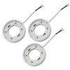GX53 Standard Base Socket,3-Pack TWDRTDD GX53 Lamp Holder Connector for