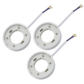 GX53 Standard Base Socket,3-Pack TWDRTDD GX53 Lamp Holder Connector for Gx53 Light Bulb