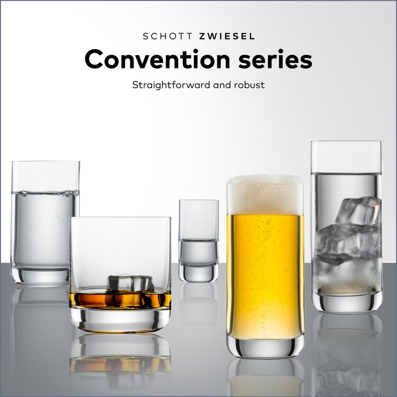 SCHOTT ZWIESEL Convention Longdrink Glass(Set of 6), Iced Beverage Glasses