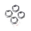LAFEINA 4PCS 17mm Aluminum Wheel Hex Hub Nut for 1/8
