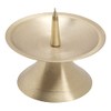 NKlaus disc candlestick Ø9cm brass gold candlestick matt altar candlestick