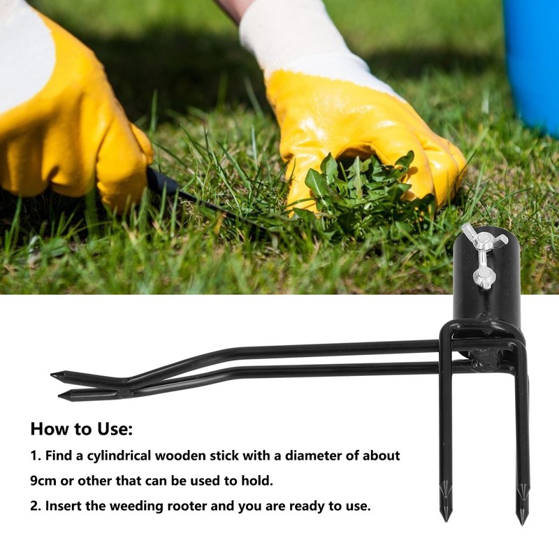 Stand Up Weed Puller Tool Claw Weeder Root Remover Easily