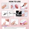 Gel de Uñas Sólido para Puntas de Uñas Acrílicas y