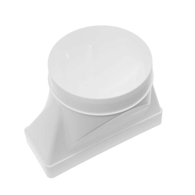 Vent Systems Rectangular Pipe Connector for Round Pipe Connection 220