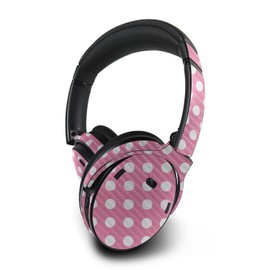 MightySkins Carbon Fiber Skin Compatible with Bose QuietComfort 45 Headphones Mini Dots | Protective, Durable Textured Carbon Fiber Finish | Easy to Apply | Made in The USA