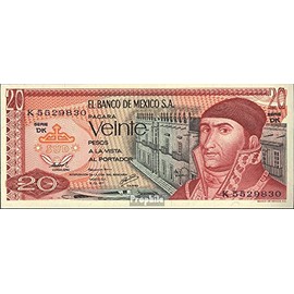 Prophila Collection Banknote Mexico Pick No: 64d Mint 1977 20 Pesos (Banknotes for Collectors - No Payment Method)