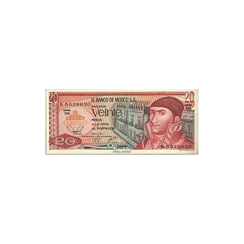 Prophila Collection Banknote Mexico Pick No: 64d Mint 1977 20