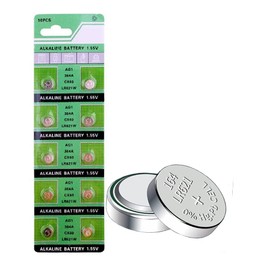 MORKETEK 10pcs/pack AG1 Coin Cell 1.55V 364 SR621SW LR621 621 LR60 CX60 Alkaline Button Cell