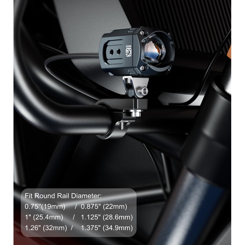BRCOVAN Light Bar Mounts 2PCS, Aluminum Alloy Off-Road LED Light