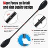 WONITAGO Kayak Paddles with Alloy Shaft and PP Blade, Floating