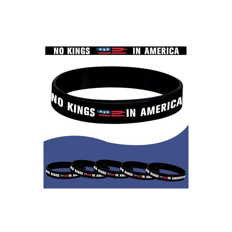 Jesvo No Kings In America Since 1776 Protest Signs Silicone