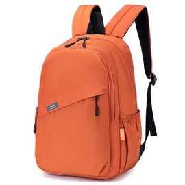 BAGZY British Airways Travel Backpack Hand Luggage 40 x 30 x 15 cm Laptop Bag 15.6 Inch Small Backpack Lightweight Cabin Bag Daypack Travel Bag for Work College, orange, Rucksack