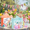 Nimbbex 2Pack 13" Large Easter Bags for Kids, Bunny Easter