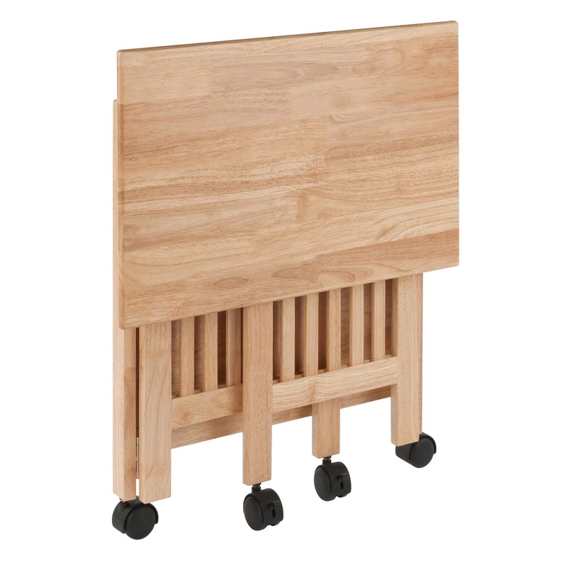 Winsome Mission 2-Shelf Wood Mobile Printer Stand, Brown (81628)