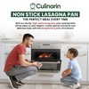 Large Lasagna Pan 12” x 16” - Heavy-Duty Nonstick Casserole