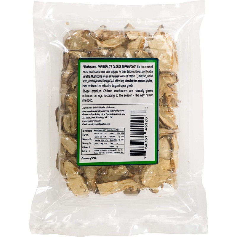 Mushroom House (MUSI1) Dried Shiitake Mushroom Slices, 1 OZ