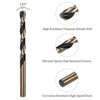 Kozelo 2PCS Twist Drill Bit - [6.5mm/0.26"] Titanium Nitride High-Speed
