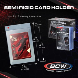 BCW SR1 Grading Submission Sleeves for PSA | Save & Grade Your Cards | Semi Rigid Card Holder 200ct