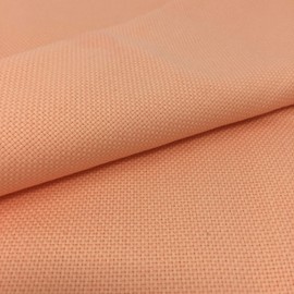 Delicatela Cross Stitch Fabric 75cm x 50cm 5.5 Stitches / cm - 14 Counts/Inch - 100% Cotton - Choice of Colours 75cm x 50cm Salmon