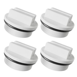 Pool Pipe Plug Set, 1.5 Inch Pool Spa Return Pipe, Wintering Plug, Filter Drain Plug with O-Ring, Winter Cap for Inlet Nozzle, Sealing Plug, 4 Pieces