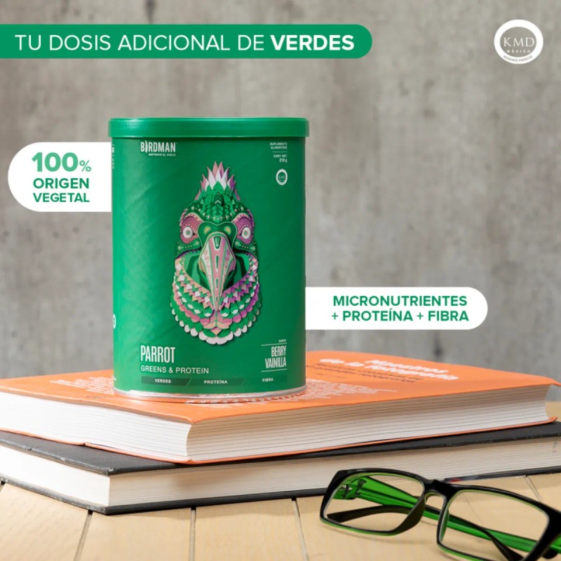 Kit Protena Parrot 210g Creatina Micronizada 450g Birdman