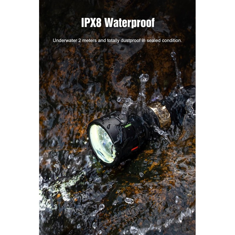 LUMINTOP Thor II V2.0 LEP Flashlight - 1700m Long-Range Beam,